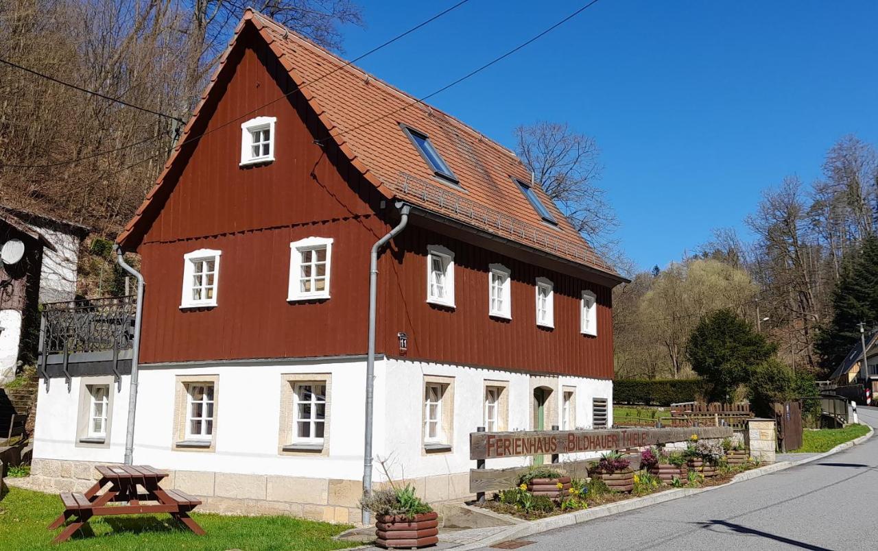 Ferienhaus Bildhauer Thiele Ottendorf  المظهر الخارجي الصورة